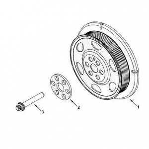 Болт М12х1,25х78.5 демпфера коленвала КАМАЗ Камминз ISBe (4892867) (Haffen) 0700 HAFFEN
