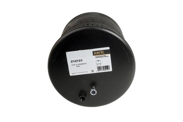 пневмоподушка со стак.! 4884N1P01 1шп.M12 1шт.M16 смещ.35 поршень MAN TGA, SITRA Z12721 ZENTPARTS