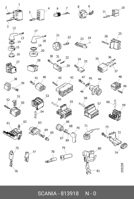 Коннектор 813918 SCANIA