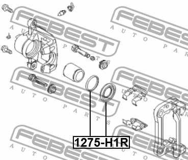 Ремкомплект задн суппорта HYUNDAI H-1/STAREX (TQ) 2007- 1275-H1R 1275-H1R FEBEST