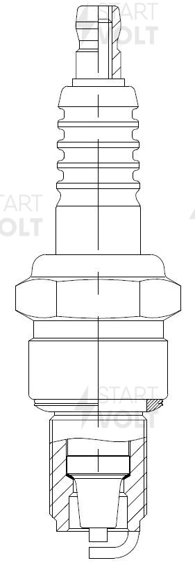 Свеча зажигания МОТО VSP 3501 START VOLT
