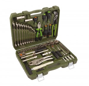 Набор инструмента  72 пр 1/2" и 1/4" /ДЕЛО ТЕХНИКИ/ 620772 DELO TEHNICI