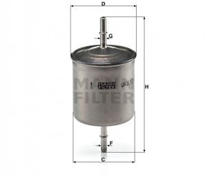 Фильтр топливный WK832/2 WK8322 MANN FILTER