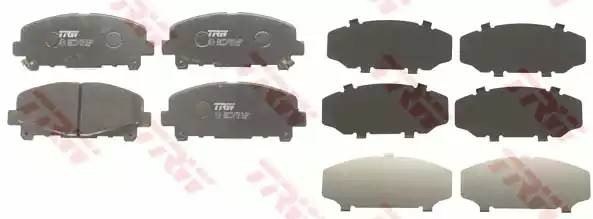 Колодки передние HONDA ACCORD VIII AT GDB3477 GDB3477 TRW