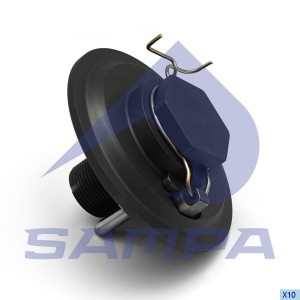 Болт ступицы BPW (ECO Plus 2,8-9т) М32х2 с зубчатой шайбой SAMPA 071.028SD SAMPA