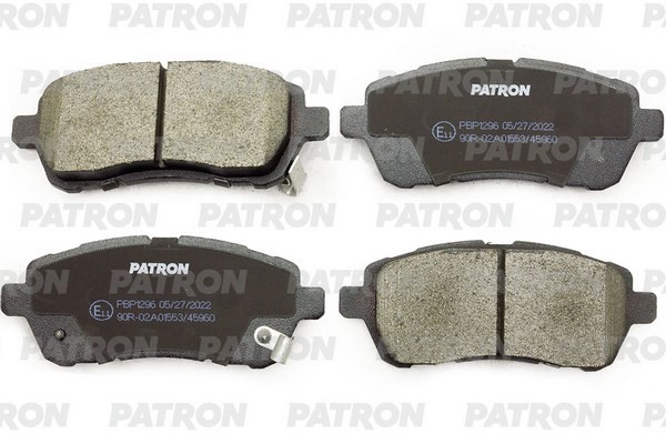 Колодки тормозные дисковые перед. перед. FORD FIESTA IV 08-, SUZUKI SWIFT IV 10- PBP1296 PATRON