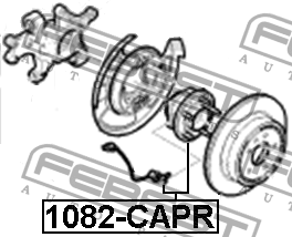 Ступица 1082-CAPR 1082-CAPR FEBEST