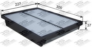 Фильтр воздушный  HYUNDAI SANTA FE 2,4 2012 -   HYUNDAI SANTA FE 3,4 2014 -  A05 A0552 JS ASAKASHI