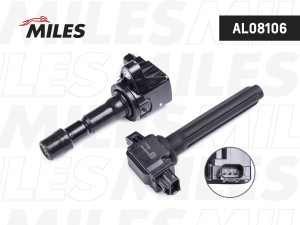Катушка зажигания HONDA Fit III 07-/Civic 12- 1.3/1.4/1.5 AL08106 AL08106 MILES