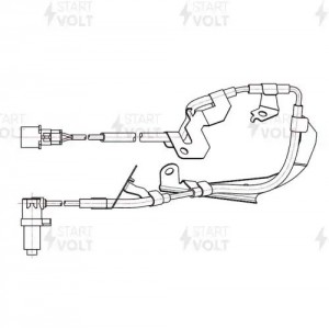 Датчик ABS для а/м Mitsubishi L200 (06-) (до 2011) перед. лев. (VS-ABS 1127) VSABS1127 START VOLT