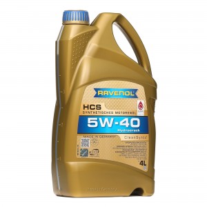 Масло моторное RAVENOL HCS 5W40 синт. ACEA A3/В4 4л 1112105-004-01-999 RAVENOL