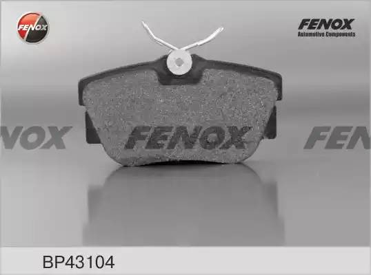 BP43104 колодки дисковые задние!\ VW T4 1.9-2.5TDi 96> BP43104 FENOX