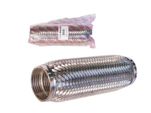 Гофра глушителя 64x250 в 3-ой оплетке interlock нержавеющая сталь GARDE G64250 GARDE