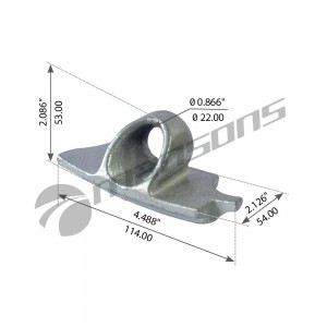 MAN/MB/VOLVO/SCANIA/BPW Промежуточная плита, трилекс 04.300.001 MANSONS