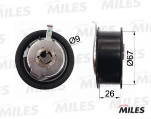 Ролик ремня ГРМ AUDI A4/VW GOLF/T4/PASSAT 1.9D 90- (INA 531025130) AG02044 AG02044 MILES