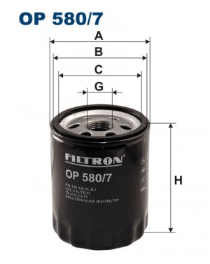Фильтр масляный OP580/7 OP 580/7 FILTRON