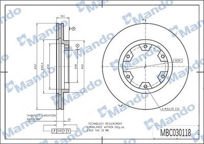 MITSUBISHI PAJERO/MONTERO IV (V8, V9) (2007-2021) MBC030119 MANDO