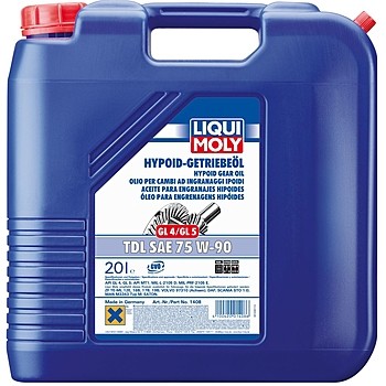 Масло трансмиссионное TDL GL4/5 75W90 п/синт.20л LIQUI MOLY 1408 LIQUI MOLY