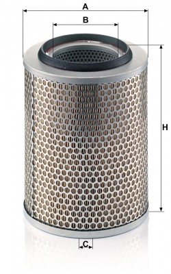 Фильтр воздушный H=255.0мм C 20 356 MANN FILTER