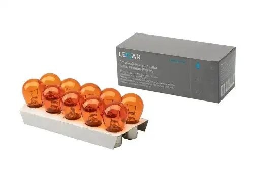Лампа галогенная PY21W 12V 21W (BAU15S) (упак. 10 шт) LECAR000131301 LECAR