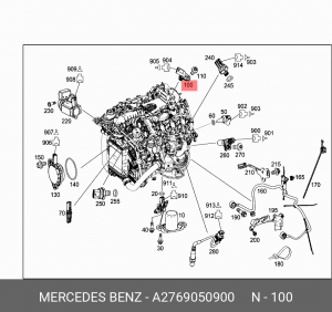 ДАТЧИК MB A 276 905 09 00 MERCEDES BENZ