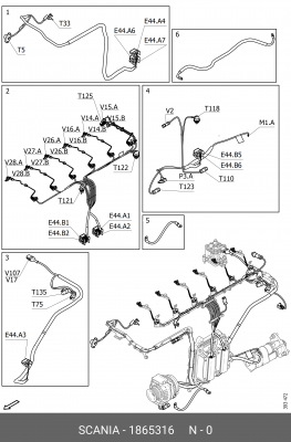 Датчик температуры 1865316 SCANIA
