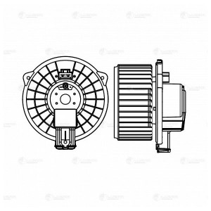 Э/вентилятор отоп. для а/м Lexus RX II 03- LFh1930 LFH 1930 LUZAR