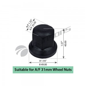 Колпачок DAF гайки крепления колеса MANSONS 200.116 MANSONS