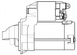 Стартер для а/м Toyota Corolla E120 (01-)/Rav 4 A20 (00-) 1.8i 1,5кВт (LSt 1908) LST 1908 START VOLT