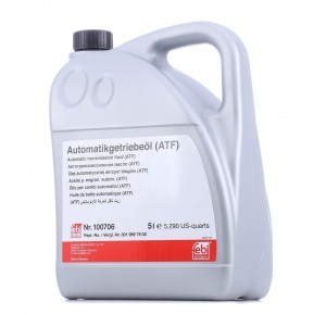 Масло трансмиссионное MERCEDES ATF 5л для АКПП (спецификация 236.15) FEBI 100706 FEBI BILSTEIN
