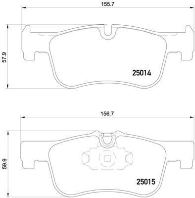 Колодки тормозные P06078 P06078 BREMBO