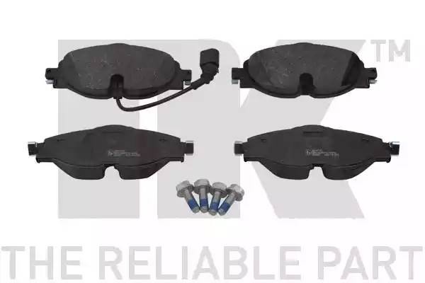 колодки дисковые передние! с антискр. пл.\ Audi A3, VW Golf VII 1.2TSI-1.8TFSI/2 2247113 NK