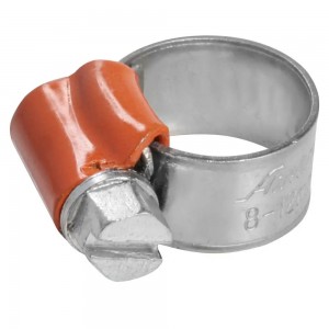 Хомут на патрубки AIRLINE червячный 8-12 мм (усиленный)  10шт AHC-S-01 AIRLINE