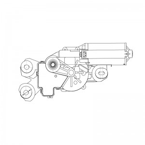 Моторедуктор стеклооч. для а/м Volvo XC60 (08-)/XC70 (08-) (задн.) (VWB 0515) VWB 0515 START VOLT