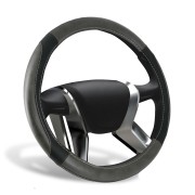 Оплетка руля (M) 37-39см серая экокожа с графитовыми вставками Cloud SENATOR OPLS2501 SENATOR