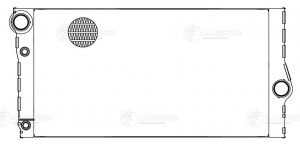 Радиатор охл. для а/м BMW 5 (F10) (10-)/7 (F01) (08-) D  LRc26114 LRC26114 LUZAR