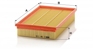 JAGUAR XF (2007>) C30115 MANN FILTER