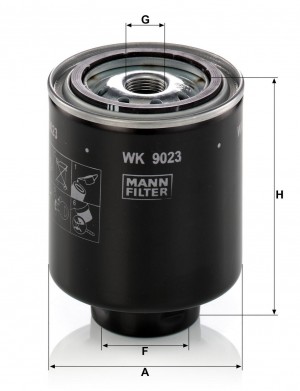фильтр топливный!\Mitsubishi L200 2.5Di-D 06> WK9023Z MANN FILTER