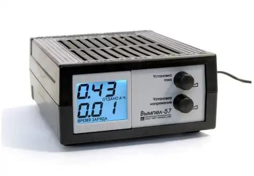 зарядное устройство! Вымпел-57 (автомат,0-20А, 7,4-18В, ЖК индикатор)\ 2048 VYMPEL