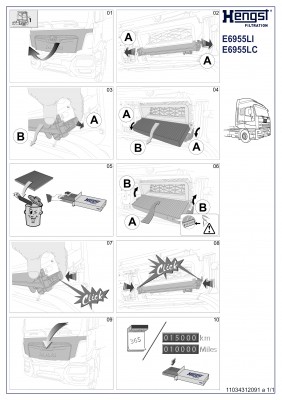 Фильтр воздушный кабины E6955LC HENGST