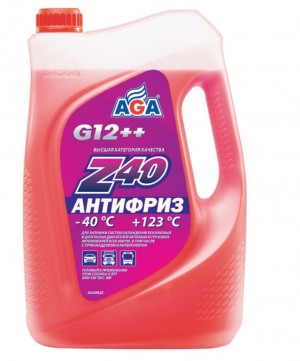 Антифриз красный -40C 5л Antifreeze Z40 AGA AGA002Z AGA