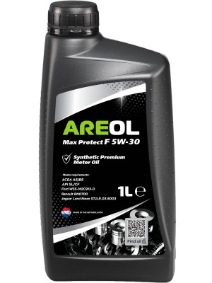 AREOL Max Protect F 5W-30 (1L) масло моторное! синт ACEA A5/B5, API SL/CF, FORD  5W30AR015 AREOL