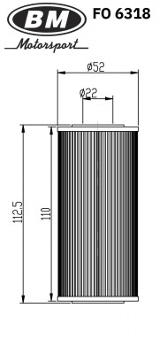 Фильтр масляный, Octavia III FO6318 FO6318 BM MOTORSPORT