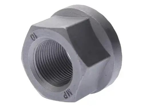 Гайка М30х2.0х35 МАЗ,КРАЗ стремянки задней с насечкой тефлон MEGAPOWER 90000038 MEGA POWER