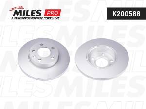 Диск тормозной (серия PRO с антикоррозионным покрытием) VW TRANSPORTER IV 1.9-2. K200588 MILES