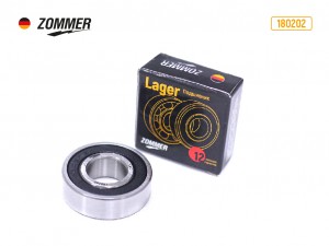 Подшипник 180202 генератора ВАЗ 2110, 2111, 2112 малый 180202 ZOMMER