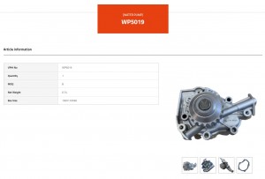 Насос водяной CHEVROLET Aveo (1.2),Spark (0.8) VALEO PHC WP5019 VALEO PHC