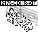 Поршень задн суппорта ремкопл FORD FOCUS CDH 2012-2014 2176-CDHR-KIT 2176-CDHR-KIT FEBEST
