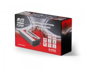 Преобразователь напряжения (инвертор) 12-220V 2000Вт AVS A78003S AVS