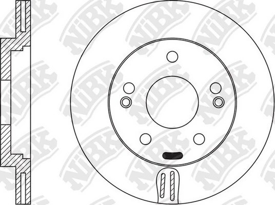 Диск тормозной KIA CERATO 2013 RN1562 RN1562 NIBK